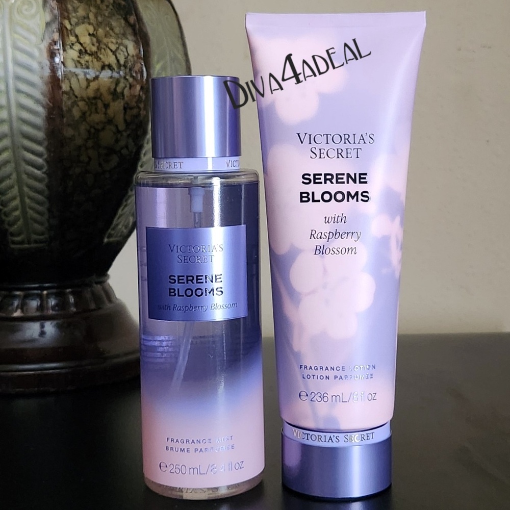 Victoria’s Secret SERENE BLOOMS 2PC Mist + Lotion Bundle